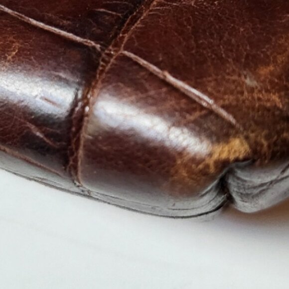 Brighton Card Case Heart Wallet Croc-Embrossed Leather - Picture 10 of 10